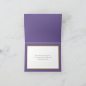 Schöne Farbe Weiß Rose Hintergrund Chic Vielen Dan Karte (Innenseite)