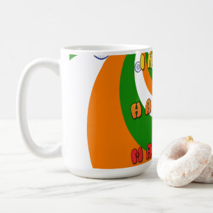 Schöne Farben der indischen Nationalflagge Hakuna Kaffeetasse
