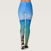 Schöne Farben des Huron-Sees Leggings (Rückseite)