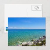Schöne Farben des Huron-Sees Postkarte (Vorne/Hinten)