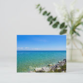 Schöne Farben des Huron-Sees Postkarte (Stehend Vorderseite)