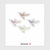 Schöne Farben für Vögel Aufkleber (Blatt)