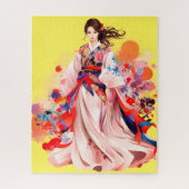 Schöne Farben Kimono Puzzle (Vertikal)