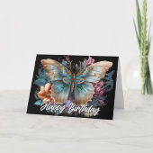 Schöne Farben Kunst und Schmetterling Kunst Karte (Vorderseite)