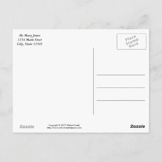 Schöne Farben-Pferdepostkarten Postkarte (Rückseite)