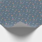 Schöne Farben Raindrops Geschenkpapier (Ecke)
