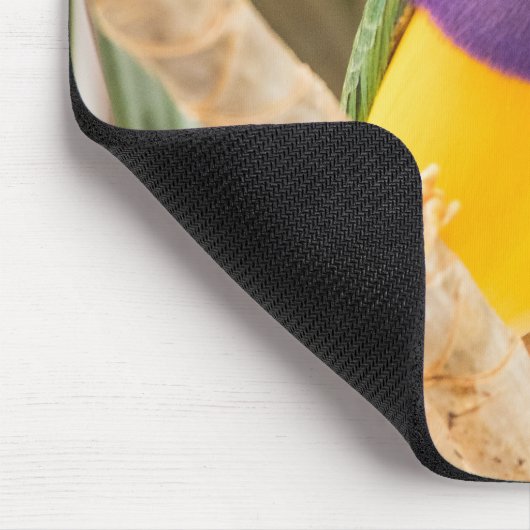 Schöne Farben Zebra Finch Bird Mousepad (Ecke)