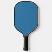 Schöne Farbenblende und Blume Pickleball Schläger (Rückseite)