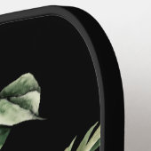 SCHÖNE, FARBENFARBENE PARROT KUNSTTROPISCHE BLÄTTE PICKLEBALL SCHLÄGER (Linke Seite)