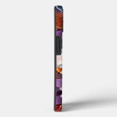 Schöne, farbenfrohe 3D-Blume Diamantenrahmen Case-Mate iPhone Hülle (Rückseite / Rechts)