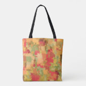 Schöne farbenfrohe abstrakte Muster Tasche (Rückseite)