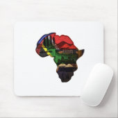 Schöne, farbenfrohe afrikanische Kartengestaltung Mousepad (Mit Mouse)