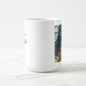 Schöne farbenfrohe Anime Girl haben einen schönen Kaffeetasse (Mittel)