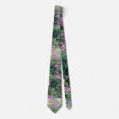 Schöne farbenfrohe Blume Krawatte (Vorderseite)