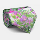 Schöne farbenfrohe Blume Krawatte (Gerollt)