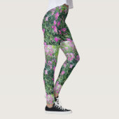 Schöne farbenfrohe Blume Leggings (Rechts)