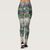 Schöne farbenfrohe Blume Leggings (Rückseite)