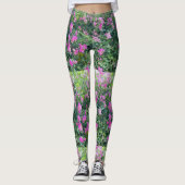Schöne farbenfrohe Blume Leggings (Vorderseite)