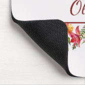 Schöne, farbenfrohe Blume Mousepad (Ecke)