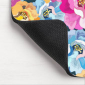 Schöne farbenfrohe Blume Mousepad (Ecke)