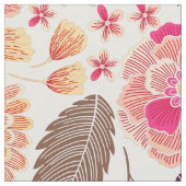 Schöne farbenfrohe Blume Stoff (Nahaufnahme)