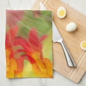 Schöne, farbenfrohe Blüte mit Milkweed Art Printin Handtuch (Viertel Falte)