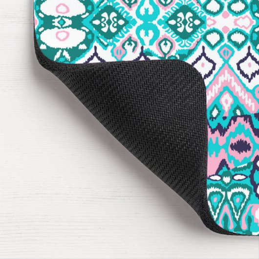 Schöne farbenfrohe boho moderne Kunst Mousepad (Ecke)