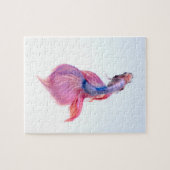 Schöne farbenfrohe Fantasie Koi Fish Puzzle (Horizontal)