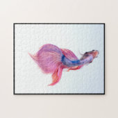 Schöne farbenfrohe Fantasie Koi Fish Puzzle (Horizontal)