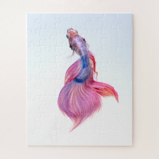 Schöne farbenfrohe Fantasie Koi Fish Puzzle (Vertikal)