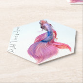 Schöne farbenfrohe Fantasie Koi Fish Untersetzer (angewinkelt)