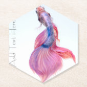 Schöne farbenfrohe Fantasie Koi Fish Untersetzer (Vorderseite)