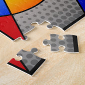 Schöne farbenfrohe geometrische Formen Jigsaw Puzz Puzzle (Seite)