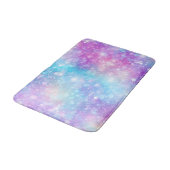 Schöne farbenfrohe glitzernde Hintergrund Badematte (Schrägansicht)