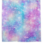 Schöne farbenfrohe glitzernde Hintergrund Duschvorhang (Vorderseite)