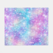 Schöne farbenfrohe glitzernde Hintergrund Fleecedecke (Vorderseite (Horizontal))
