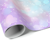 Schöne farbenfrohe glitzernde Hintergrund Geschenkpapier (Rolleneckpunkt)
