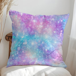 Schöne farbenfrohe glitzernde Hintergrund Kissen
