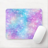 Schöne farbenfrohe glitzernde Hintergrund Mousepad (Mit Mouse)