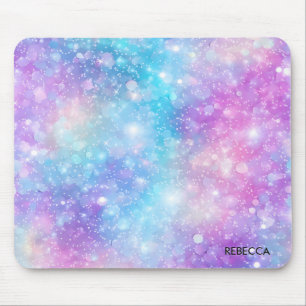 Schöne farbenfrohe glitzernde Hintergrund Mousepad
