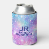 Schöne farbenfrohe glitzernde irisierende Hintergr Dosenkühler (Kanne Vorderseite)