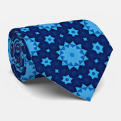 Schöne farbenfrohe Groom Wedding Blue Krawatte (Gerollt)