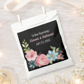 Schöne farbenfrohe Hochzeit der Flora Geschenktütchen (Ausgeschnitten)