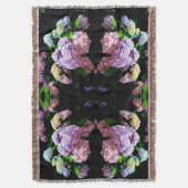 Schöne, farbenfrohe Hydrangeas pink lila blau Decke (Vorderseite Vertikal)