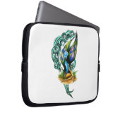 Schöne farbenfrohe keltische Fee Laptopschutzhülle (Vorne Rechts)