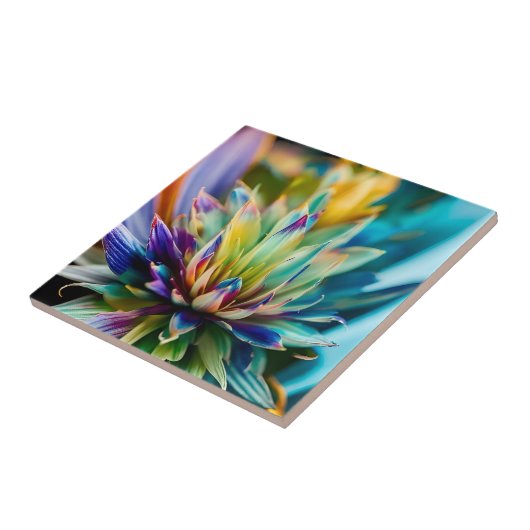 Schöne farbenfrohe Keramik Tile Fliese (Seite)