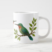 Schöne farbenfrohe Kolibris Jumbo-Tasse (Rechts)