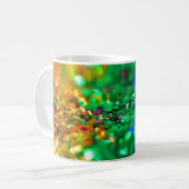 Schöne, farbenfrohe Kristalle Kaffeetasse (Vorderseite Links)