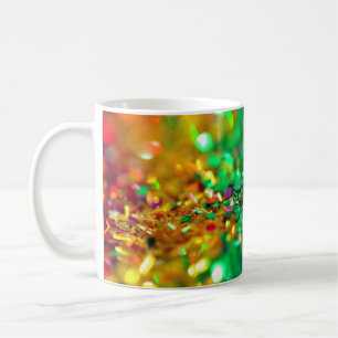 Schöne, farbenfrohe Kristalle Kaffeetasse
