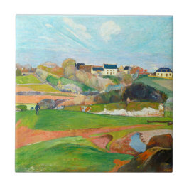 Schöne, farbenfrohe Landschaft Fliese